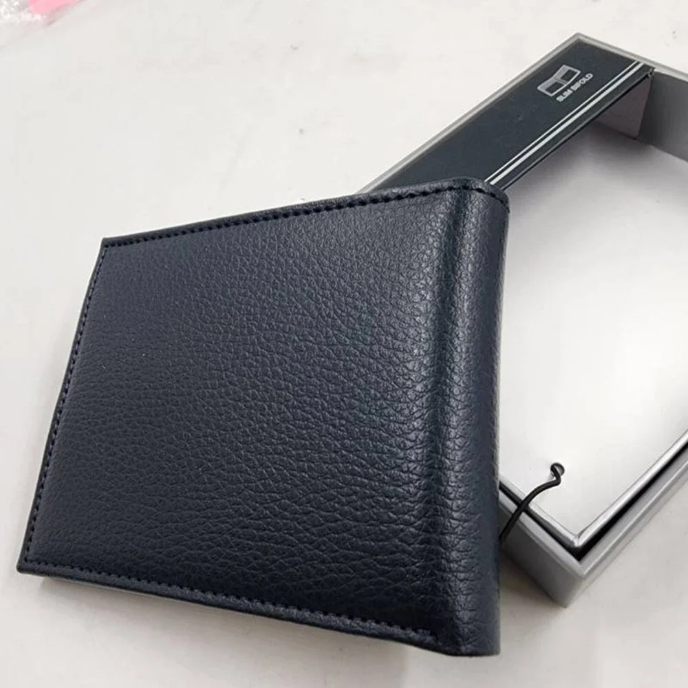 Perry Ellis Portfolio Saffiano Pebble Bifold Wallet Men's One Size - Black